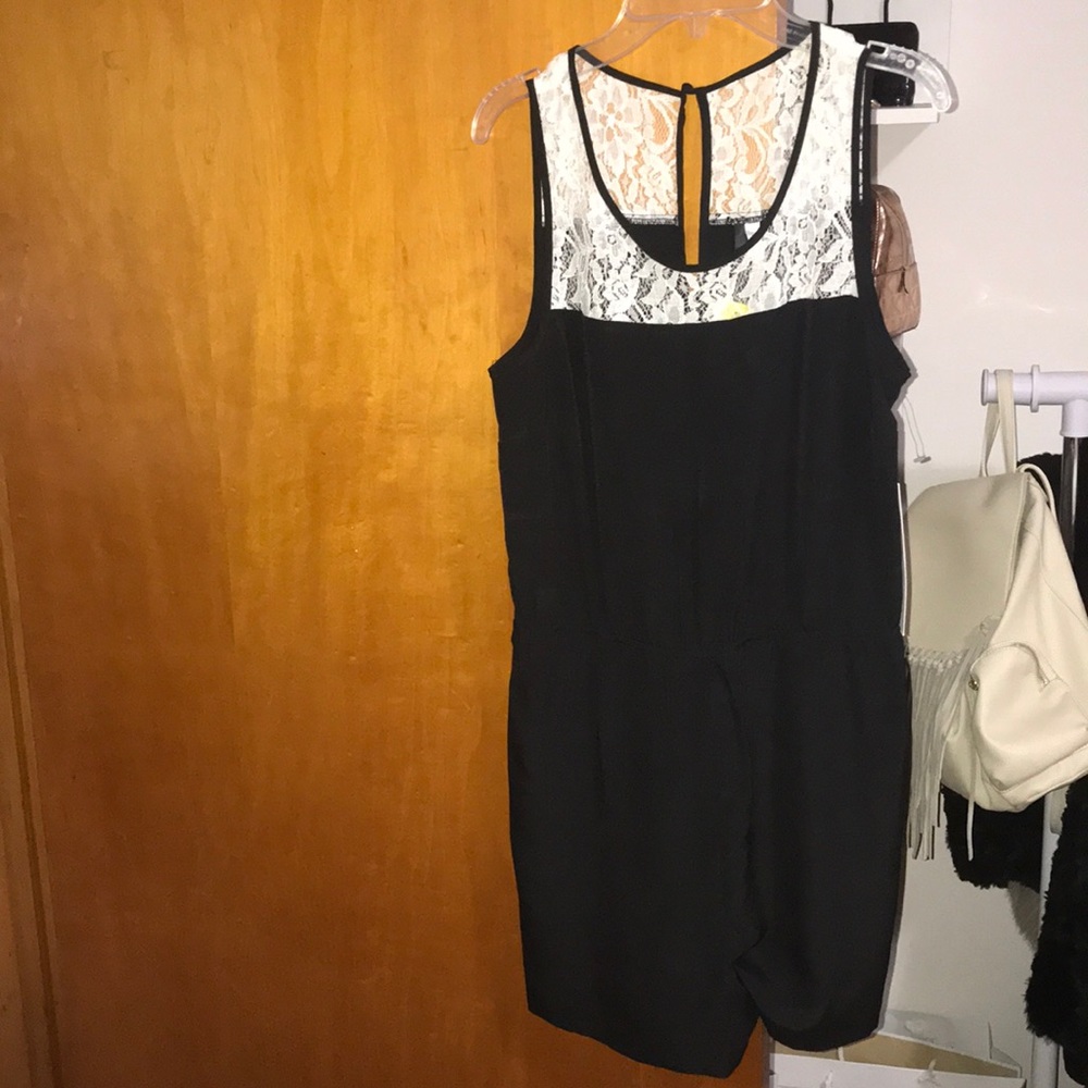 Kensie short lace romper